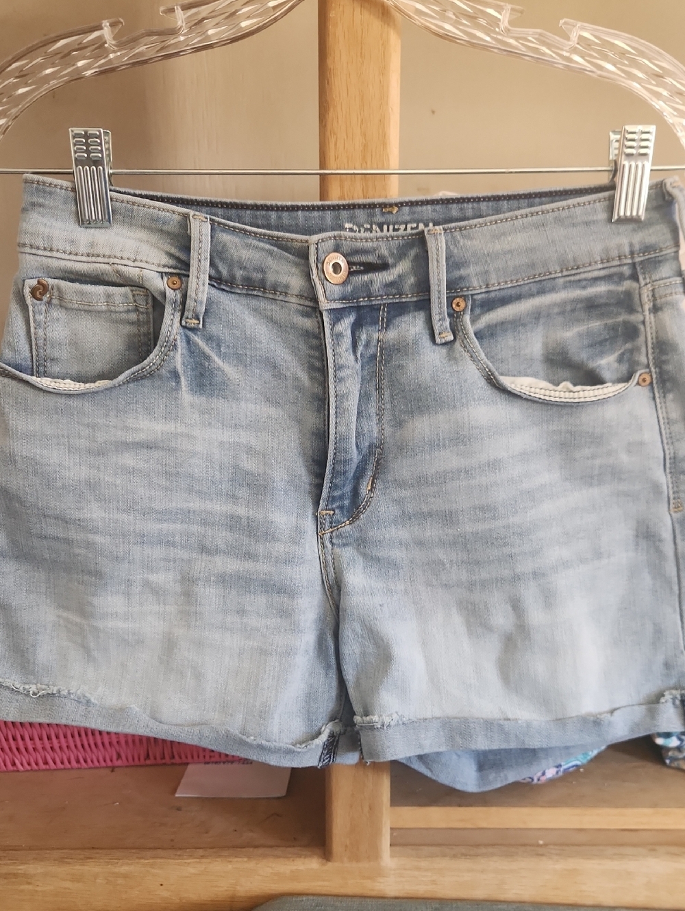 Denizen By Levi's Light Denim Women’s Mid Rise Shorts